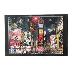 FX Schmid Times Square New York City 1000 Piece Jigsaw Puzzle Night Scene 92601